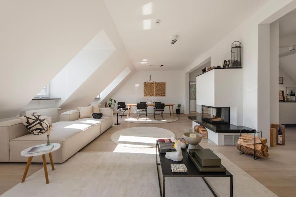 Appartamento Hemingway Penthouse With Fireplace/chimney Monaco di Baviera