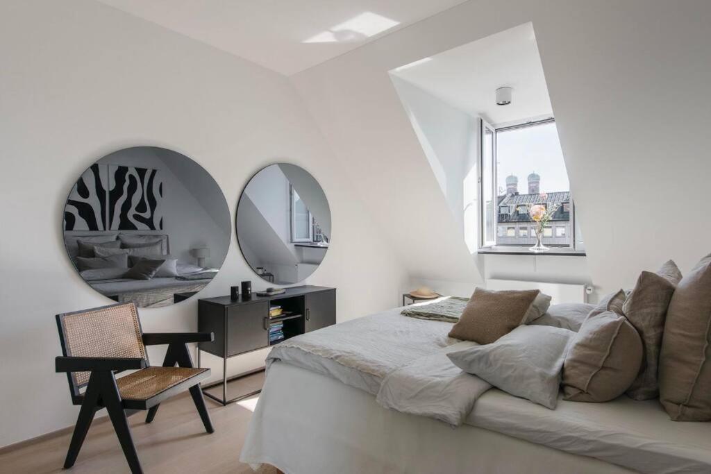Hemingway Penthouse With Fireplace/chimney Munich